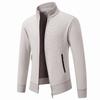 2025 Autumn Winter Men Casual Sweater Cardigan Men Solid Color Stand Collar Sweatercoat Male Knitted Warm Zipper Cardigan