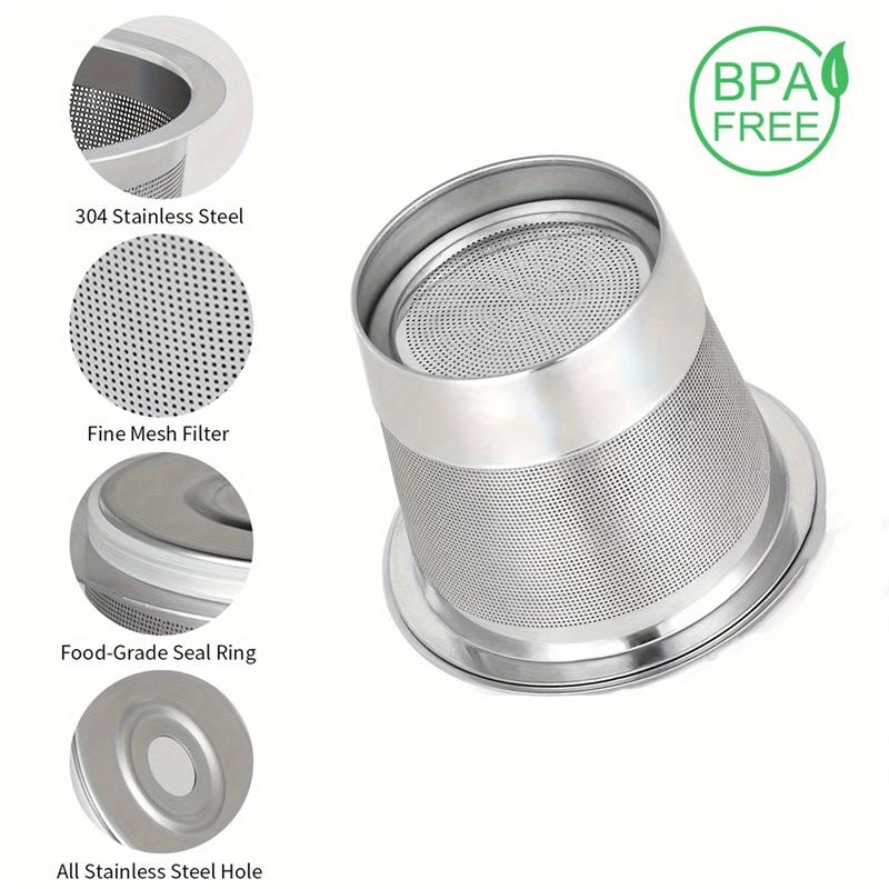 A74E-Stainless Steel Reusable Coffee Pods For Keurig 1.0, 2 Pack For Keurig, Reusable K Cups