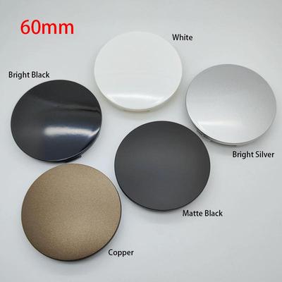 4Pcs/lot 60mm ABS Car Wheel Hub Center Cap Cover Black Silver White Copper Vehicle Rims Dust- Proof Cover Hubcaps Hub Center Cover