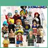 Sæt Med 15 One Piece Pirat Byggeklodser Chopper Luffy Zoro Robin Franky Og Mere!
