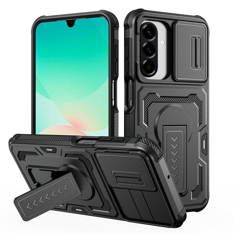 Samsung S26 Ultra Bracket Anti-drop Phone Case Galaxy A26 Push Window Case A36 Shield Protective Case