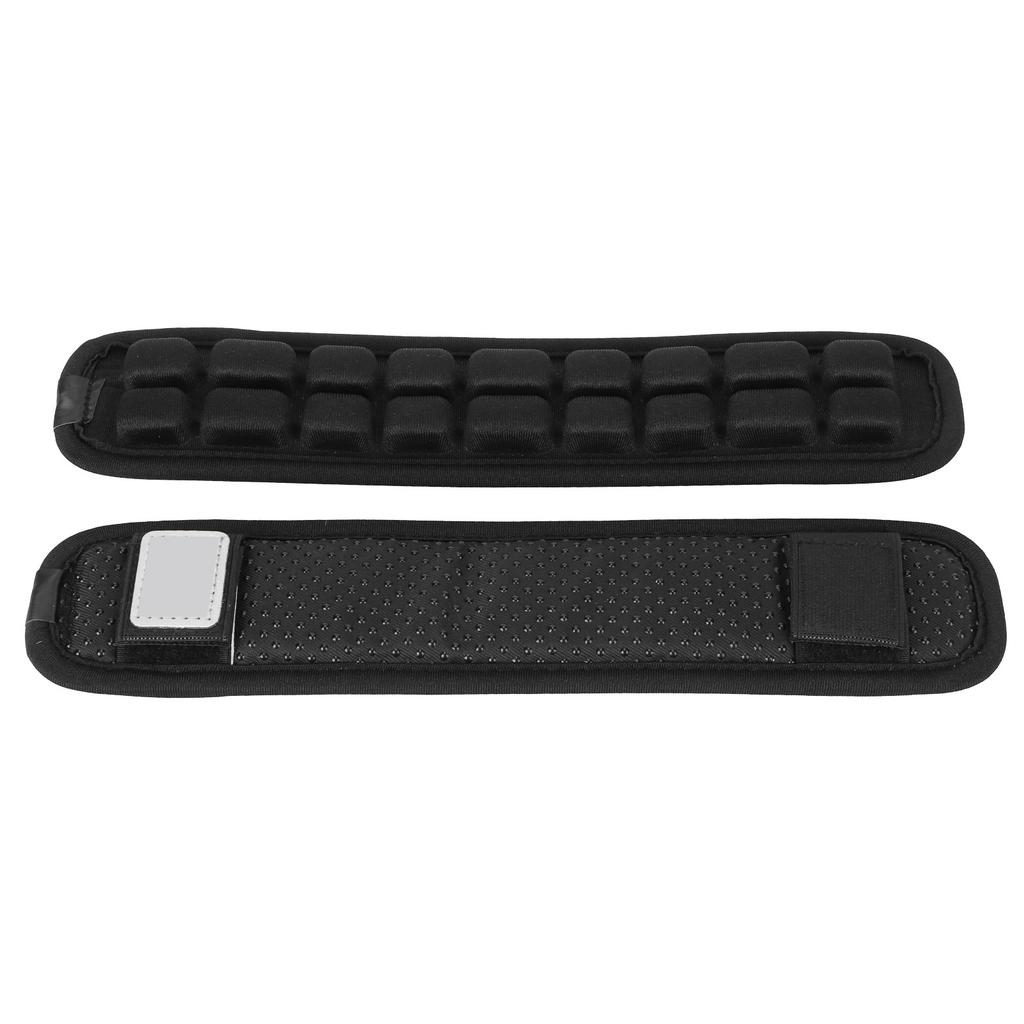 2Pcs Shoulder Strap Pad Anti Gravity Non Slip Backpack Decompression Cushion Accessory Black(S )