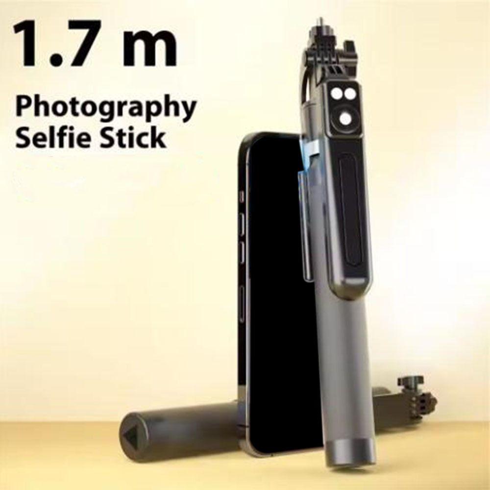 Wireless Remote Control Selfie Stick Tripod 1.7M Tripod Stand Phone Stand  Live Streaming