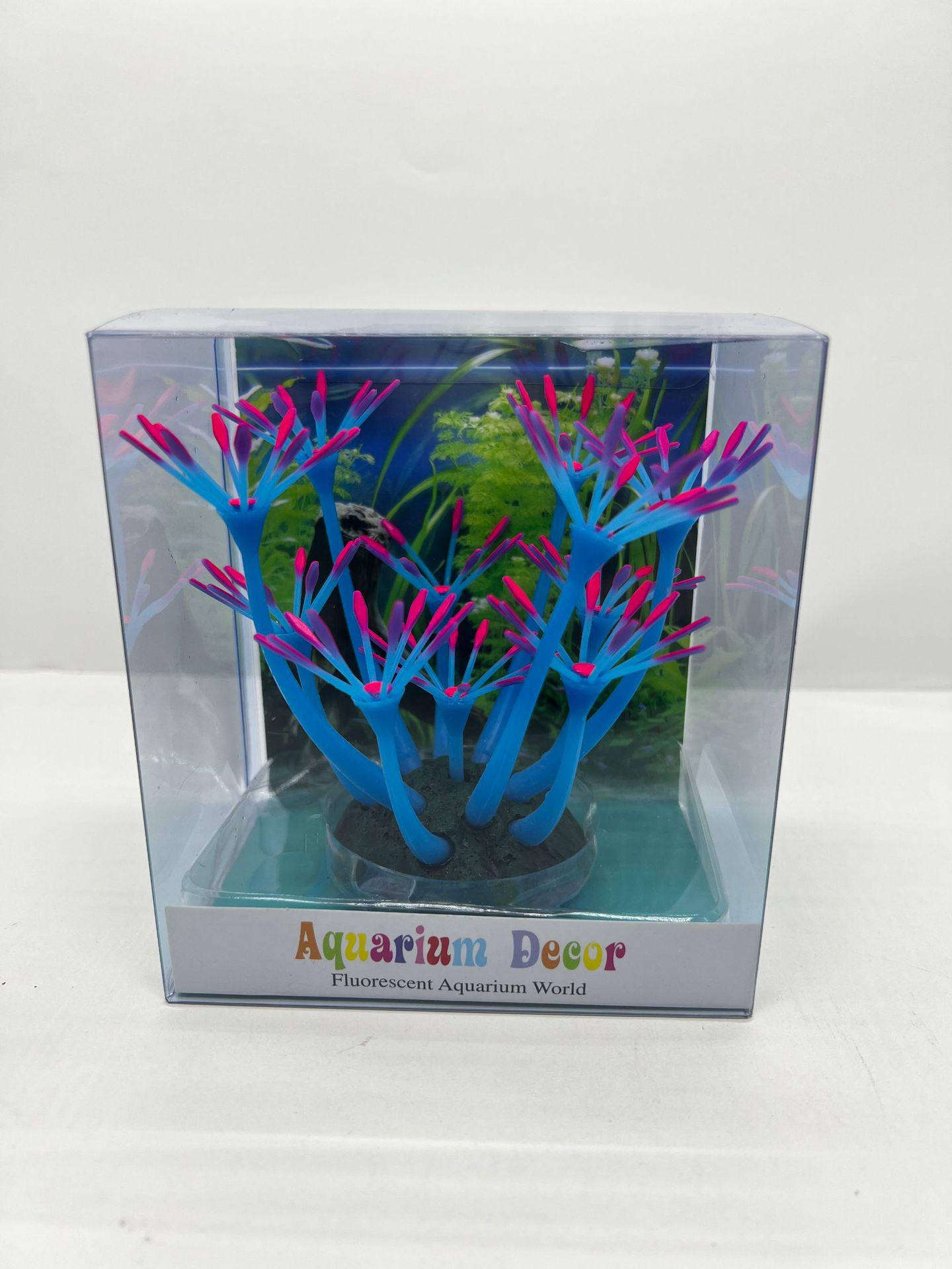 

Luminous Sunflower Silicone Aquarium Ornaments