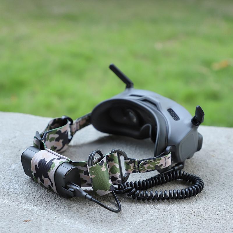 Head Strap For Dji Avata Goggles 2/Fpv Goggles V2 Head Strap Battery Storage Case Elite Strap Battery Holder Accessories