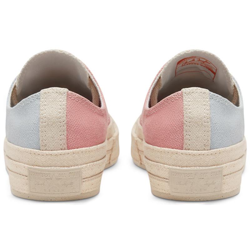Converse Chuck Taylor All Star 70 Renew Cotton Chuck 70 Macaron Comfortable Retro Low-top Canvas Shoes Unisex Light Blue