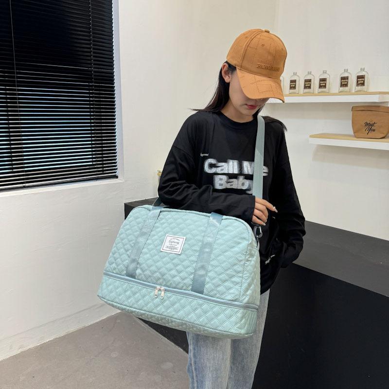 Large-capacity waterproof travel bag, business trip travel can be set, tie rod storage bag, hand luggage bag, moving and delivery bag.