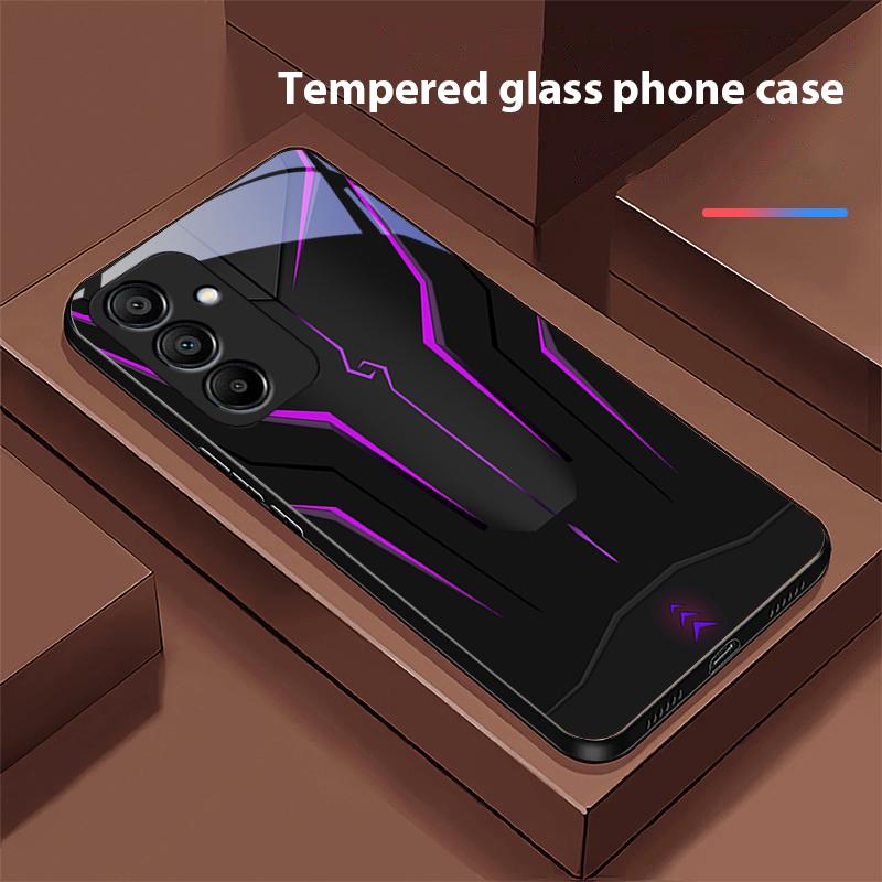 

Механический Крутой Желтый Для Samsung Galaxy A15 5G 54 4G 51 50 24 35 90 71 12 51 53 52S 80 22 34 Черный Чехол для телефона из закаленного стекла For Samsung A34 5G