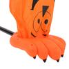 Palm Shape Halloween Bag Candy Bag with Long Handle Game Prop Party Favors for Children Orange