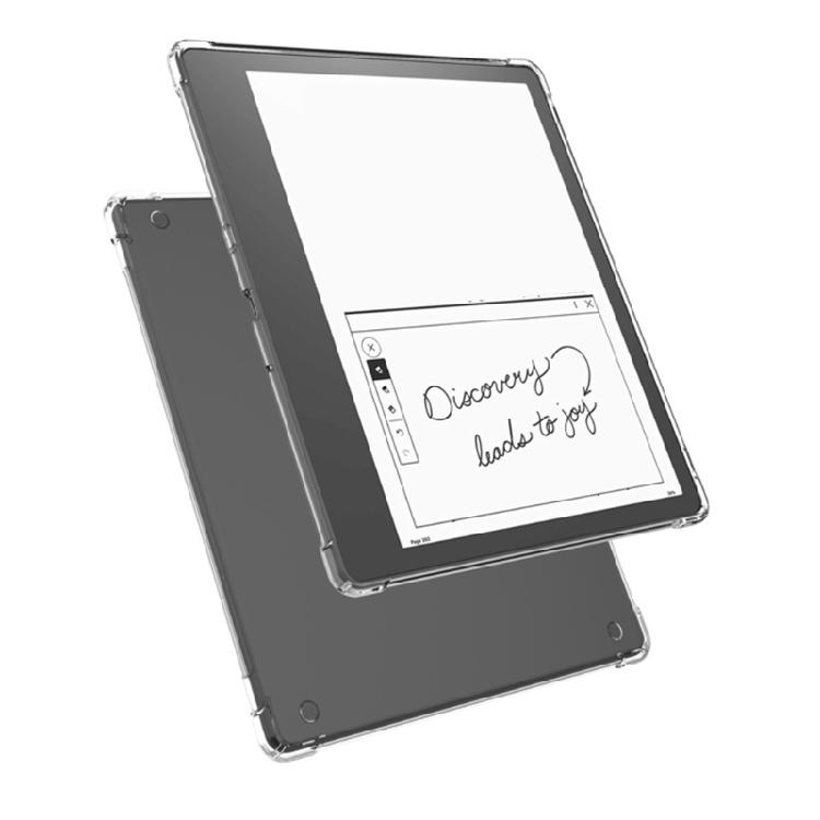 Silicone Transparents TPU Case for Scribe 10.2inch 2022/2024 with Pen Holder and Scratch Resistance Air Bag