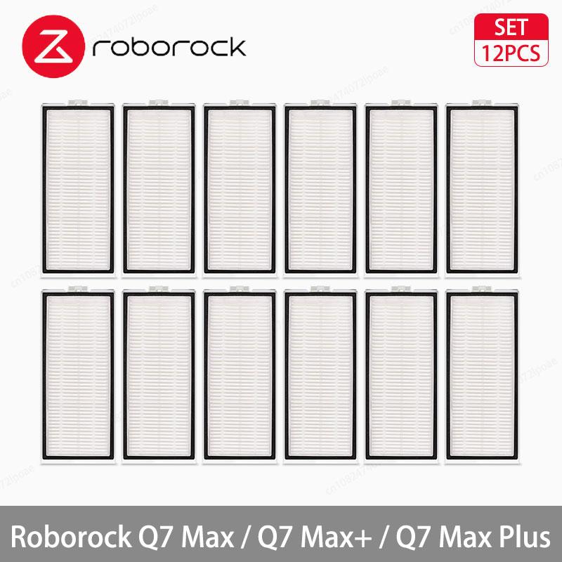Roborock Q7 Max / Q7 Max+ / Q7 Max Plus Robot Vacuum Cleaner Accessories Side Brush Hepa Filter Mop Cloth Dust Bag Spare Parts
