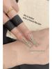 Rich Girl 10-Color Glitter Gel Nail Polish: Gold & Silver Ice Transparent Diamond Shine