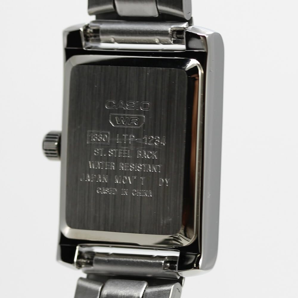 Casio LTP-1234DD-2A Quartz Women's Watch Blue Dial Stainless Steel Band