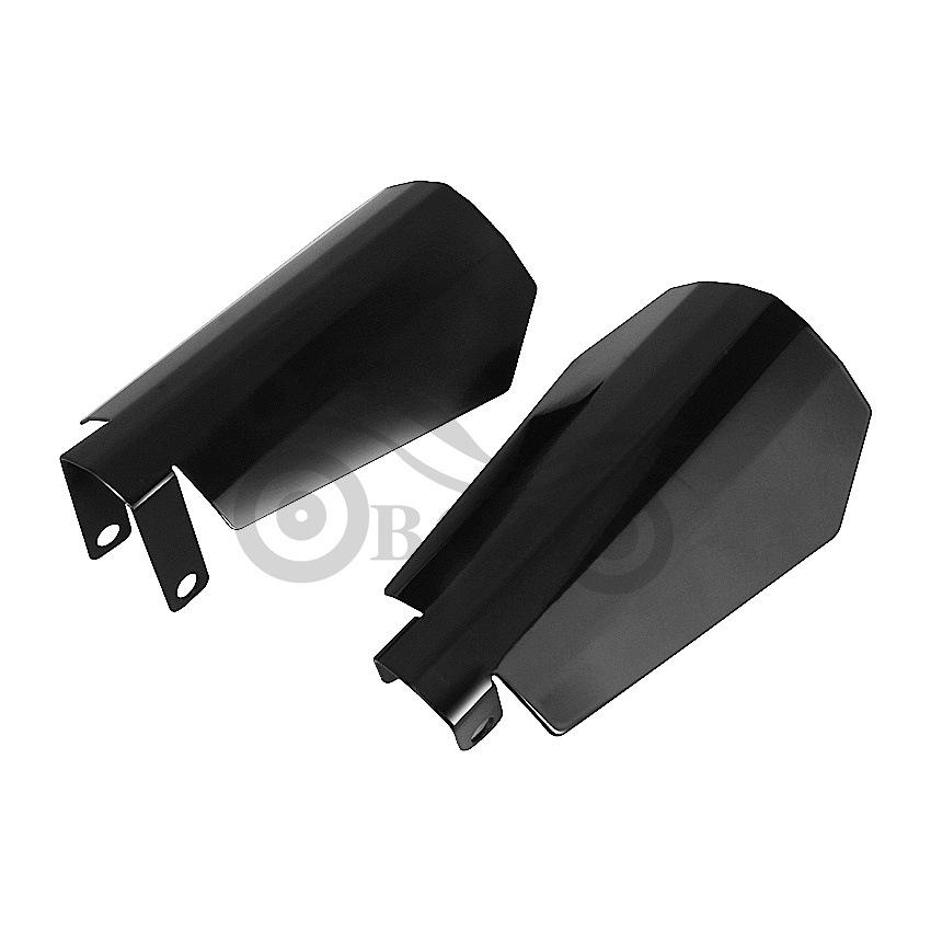 Black Metal Handguards & Windshields for Harley 883 Dyna Motorcycles