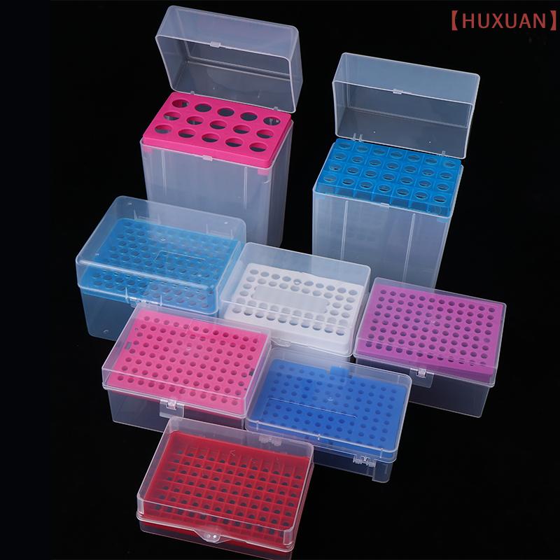 1PC Micropipette Plastic Box 10ul/200ul/1ml/5ml/10ml Plastic Laboratory Pipettor Tip Box For Experiment Pipette Tip Holder Box