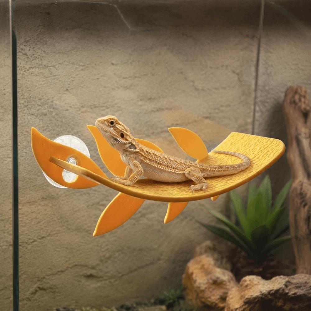 Simulated Leaves Lizard Habitat Leaf Leaf Shape Climbing Rest for Amphibian Terrarium