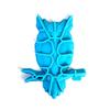 Creative and Stunning Owl Statues Expory Resin Moulds Reusable Silicone Mold Transparent/Blue Resin Mold for Gift Making