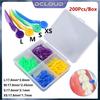 4Sizes Disposable Dental Tooth Gap Wedges with End Circular Holes Plastic Interdental Wedge Dental Matrix Wedge For Oral Care 3