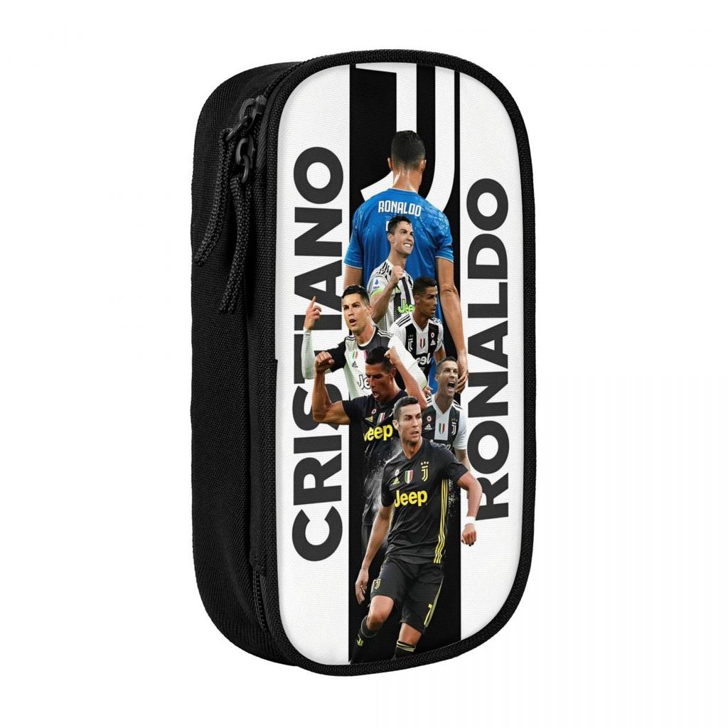 Cr7 Fußball Stiftebox Für Ronaldos Fans Doppellagig Große Kapazität Für Schule Fußballliebhaber Federmäppchen Schreibwaren Geschenk
