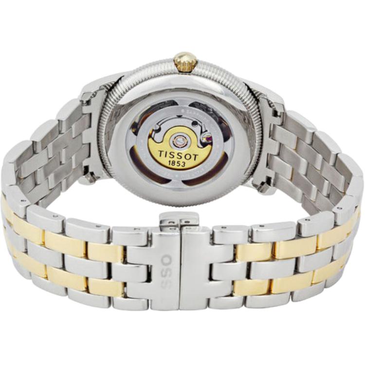 Tissot Automatik Mechanisches Uhrwerk 30m Wasserdichtigkeit Herrenuhren Uhr 41mm Silbernes Zifferblatt T97.2.483.31