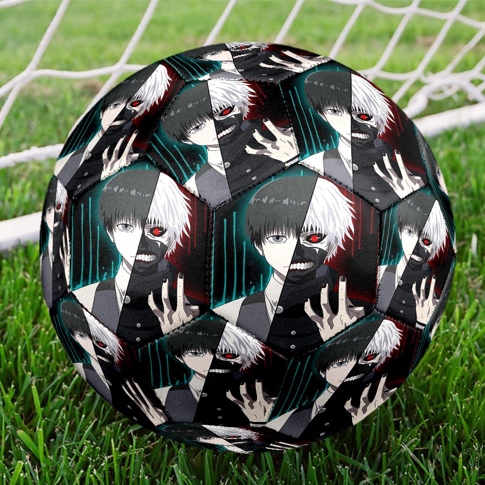 Tokyo Ghoul Theme Size 5 Soccer Ball, Suitable for Both Indoor and Outdoor Matches, a Gift Suitable for Everyone.