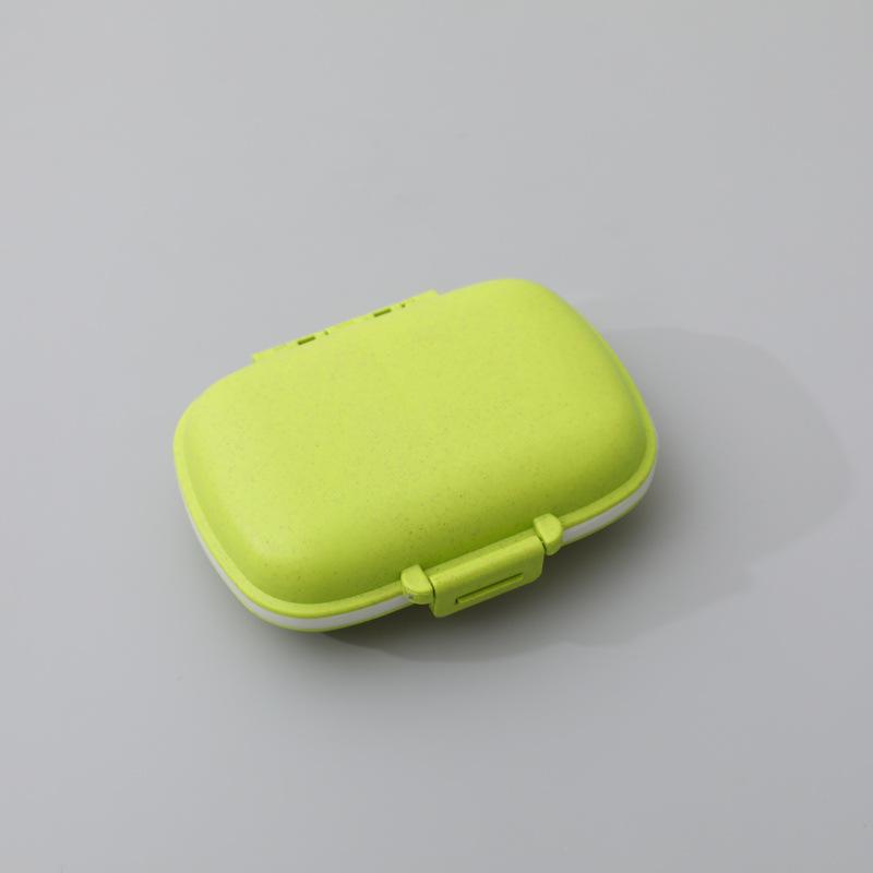 Mini Portable 8 Grids Pill Box Travel Medicine Organizer Container Sealed Tablets Storage Box Dispenser Box for Medicines