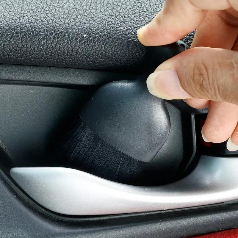Detailing Car Cleaning Brush Interior Air Vent Super Soft Cleaning Tool With Casing Car Crevice Dusting Brushes