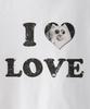 Beullusseonpeullawo I Love Cat Crop Top [White]