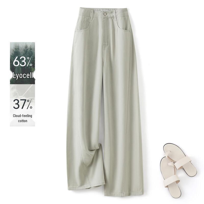 IHIMI Lyocell Wide-Leg Jeans M/27