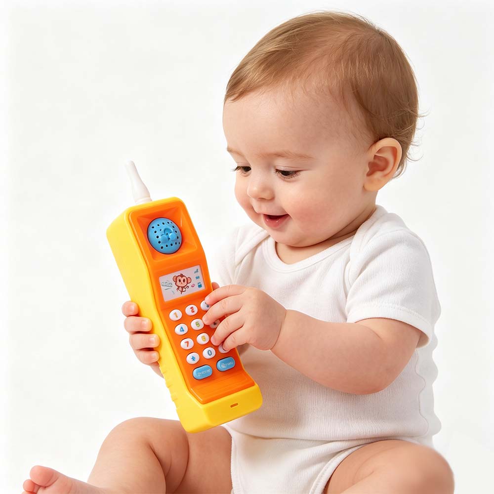 Electronic Baby Phone Toys Musical Kids Learning Cellphone Mobile Phone Toy Educational