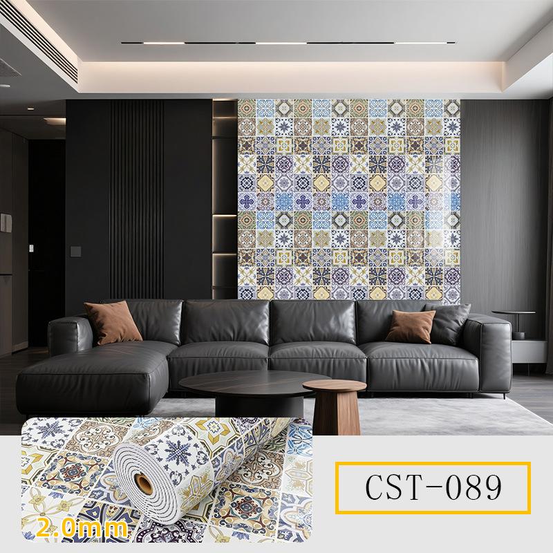 Roll-up Fliesenaufkleber Tapete Selbstklebend Wasserdichte Tapete Verdickter Marmor Verdickte Rolle Dekorative Wandaufkleber