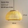 Bamboo Weave Pendant Light for Tea Room, Restaurant, or Bar – Simple Japanese Style
