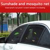 2/4x Car Styling Anti Mosquito Window Screen Sunshade Summer Protection Curtains