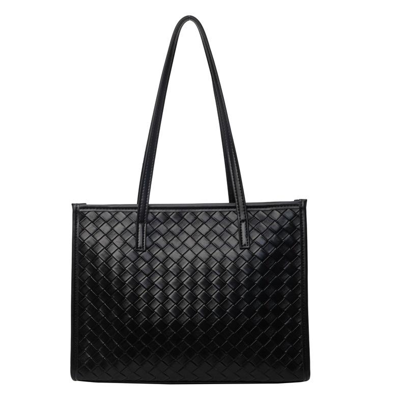 Fashion explosion woven big bag women's 2025 new trendy large-capacity temperament tote bag leisure work commuter bag