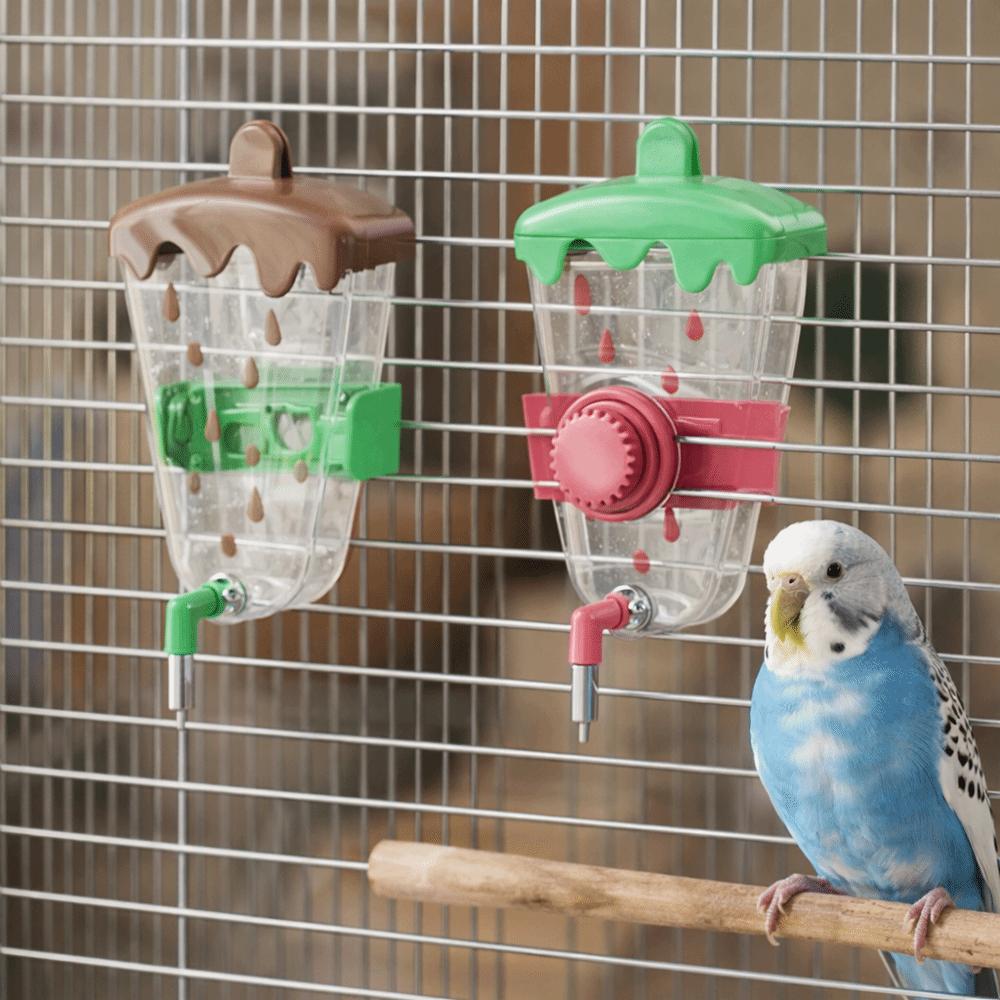 Anti Spill Bird Drinking Cup Large Capacity Bird Water Bottle Bird Water Drinker  Small Pets