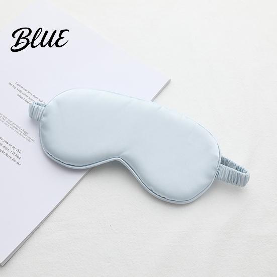 Relaxing Sleep Mask for Airplane Double Sided Silk Touch Mask Breathable Eye Travel Darkness Sleeping Home Nap Light Blocking Blindfold with