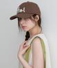 Hallen Stitch Logo Lettering Ball Cap (C082_Brown)