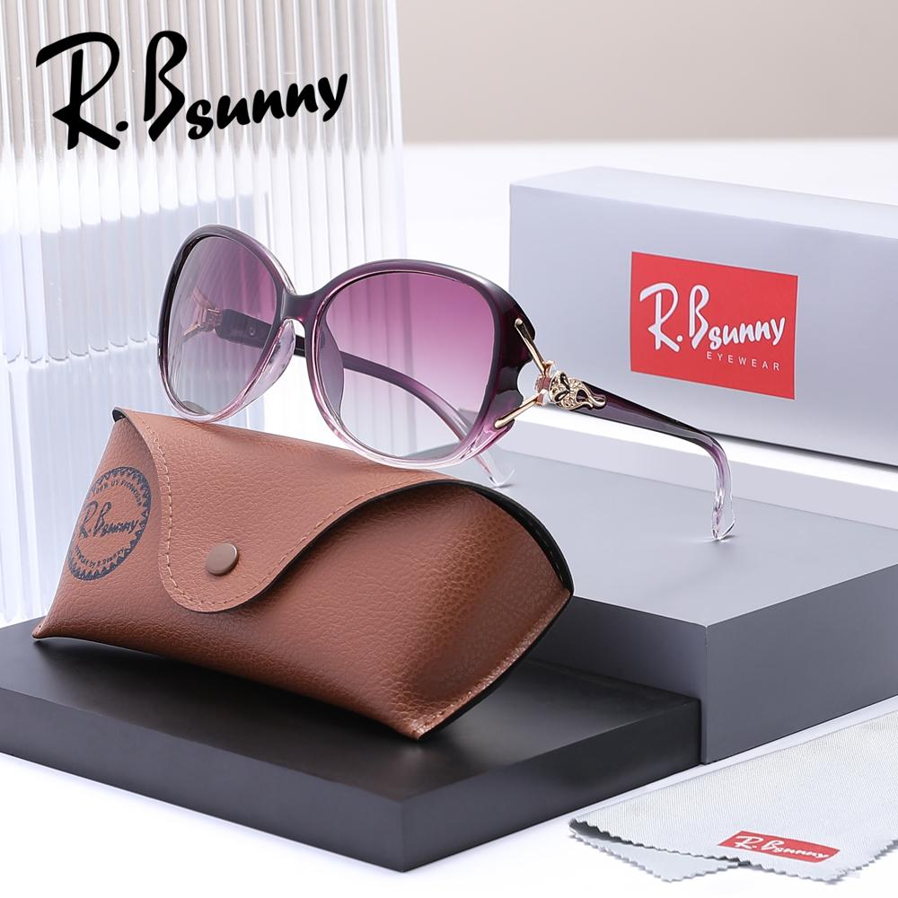 

R.Bsunny Популярные Винтажные Поляризационные Солнцезащитные Очки UV400 Антибликовые Очки для Вождения Роскошные Повседневные Ретро Модные Очки белый