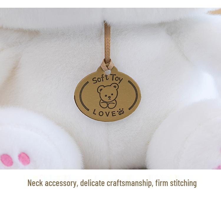 Cute Cartoon Cat Plush Bed Doll - Adorable Home Ornament & Gift for Girls