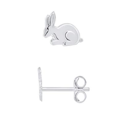Earrings - LÉA &; ARTHUR - RABBIT Motifs - 925 Silver - Stroller System - Child