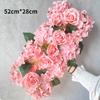 Wedding Flower Row Simulation Silk Flower Finished Flower Decoration L Eucalyptus Flower Row Runway Road Guide Wedding Flower Arrangement