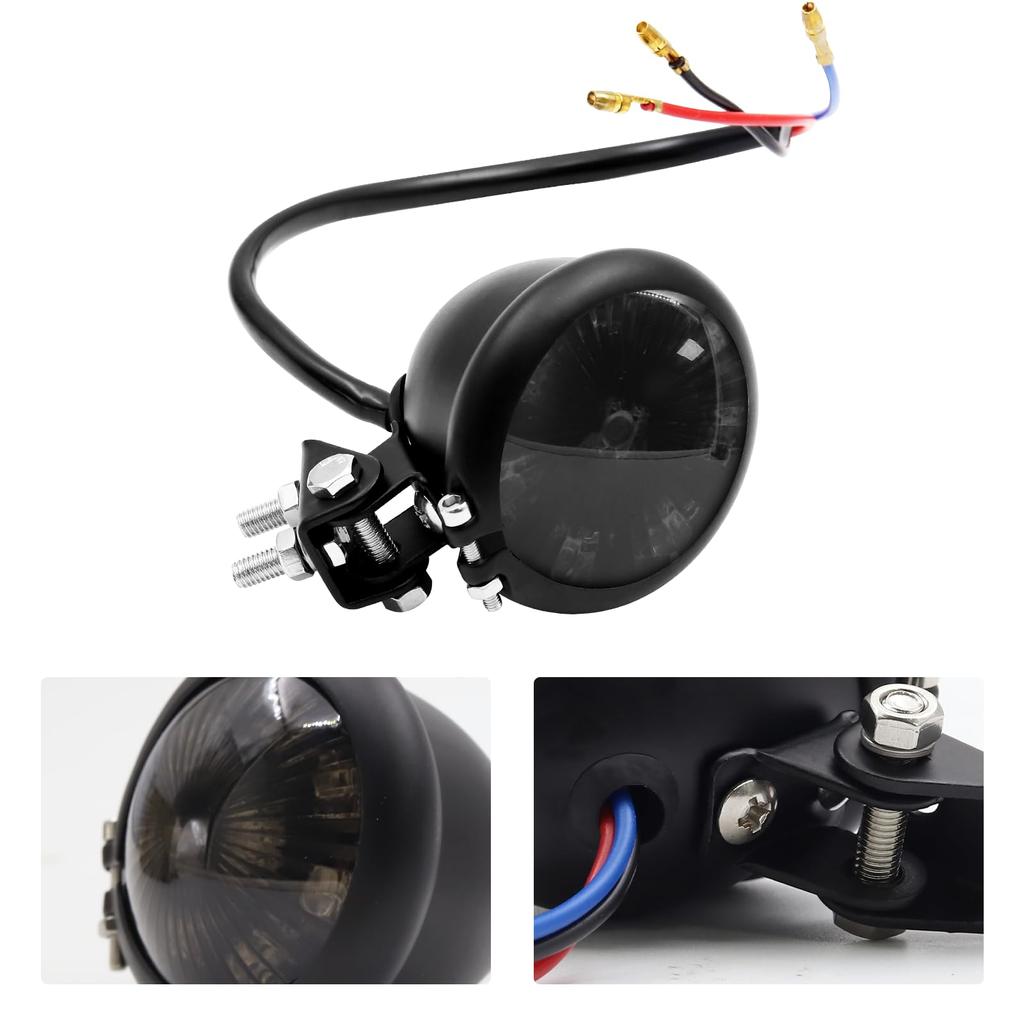 Motorcycle Tail Brake 12V Rear Tail Universal Versatility Light, Light, Light, (Style 11)
