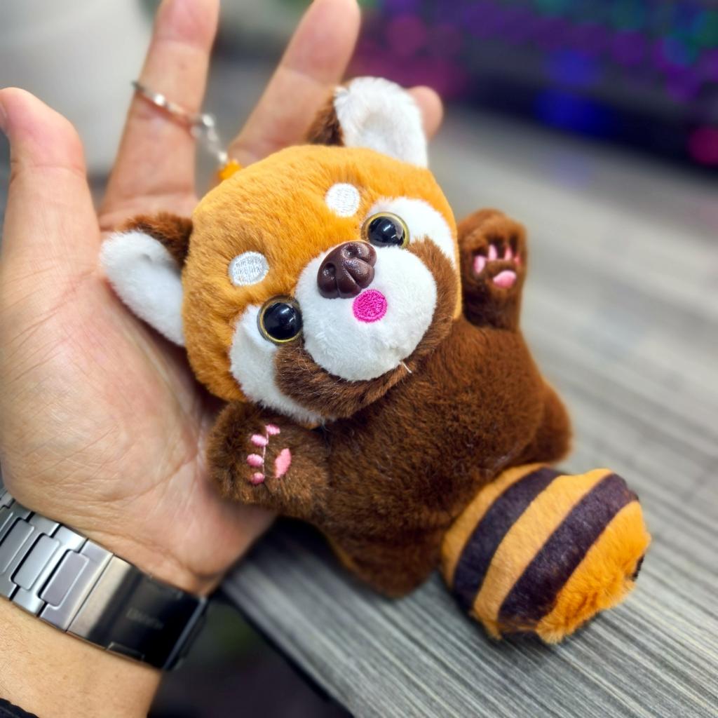 High-Quality Cartoon High-Quality Red High-Quality Panda High-Quality Plush High-Quality Toy High-Quality Pendant High-Quality Little High-Quality