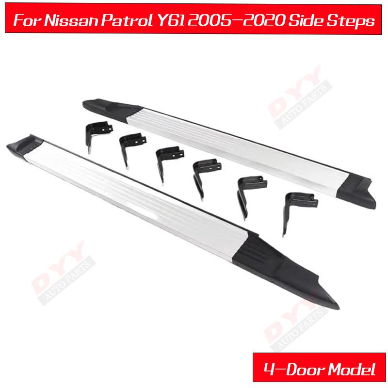 Compatible Pedals for Patrol Y61 (2005-2020), 2-door/4-door, Aluminum Alloy
