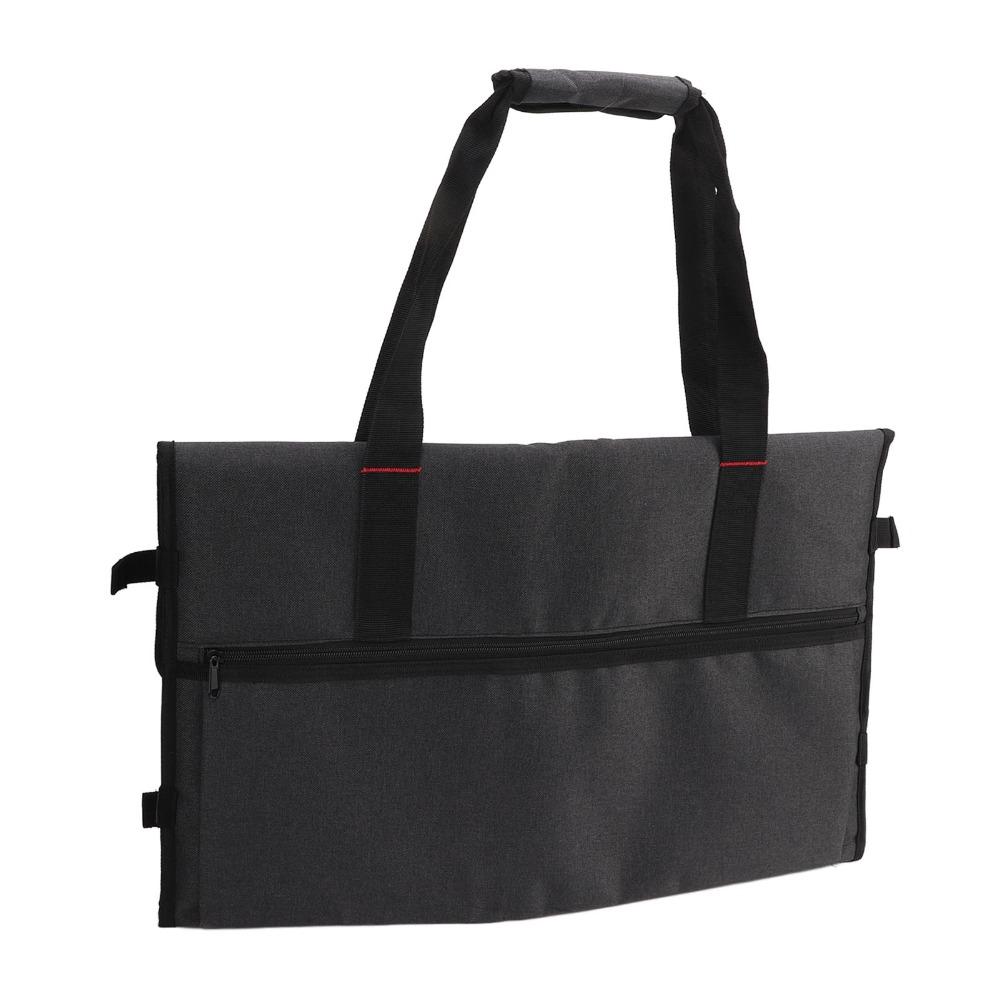 24 Inch Monitor Carrying Case Frosted Cloth Black LCD Screen Carrying Case With Handle Monitor Protective Bag Screen Protection