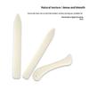 2Pcs Leather Working Tool Bone Folder For Leather Craft Scoring Folding Creasing Edges Paper Plastic Handmade Sewing Tools Part