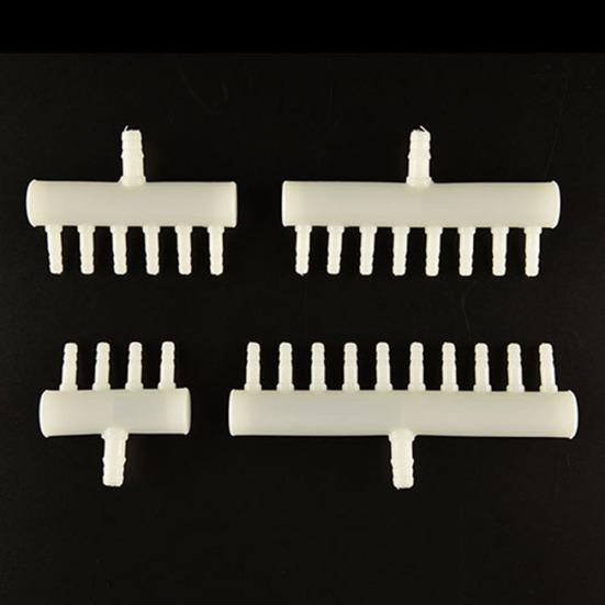 1 szt. 4 6 8 10 sposobów 4mm Akwarium Akwarium Plastikowy rozdzielacz zaworu przepływu powietrza