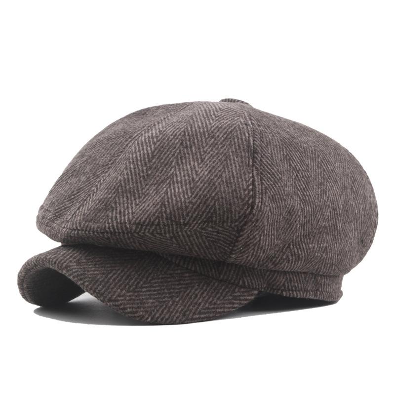 Casquette octogonale de newsboy Gang Sanglant Rasoir: Béret Automne/Hiver pour Jeunes Artistes