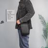 Lässige Herren-Crossbody-Tasche aus Leder, Großes Fassungsvermögen, Praktisch für Reisen, Einzelne Umhängetasche, Kleine Umhängetasche