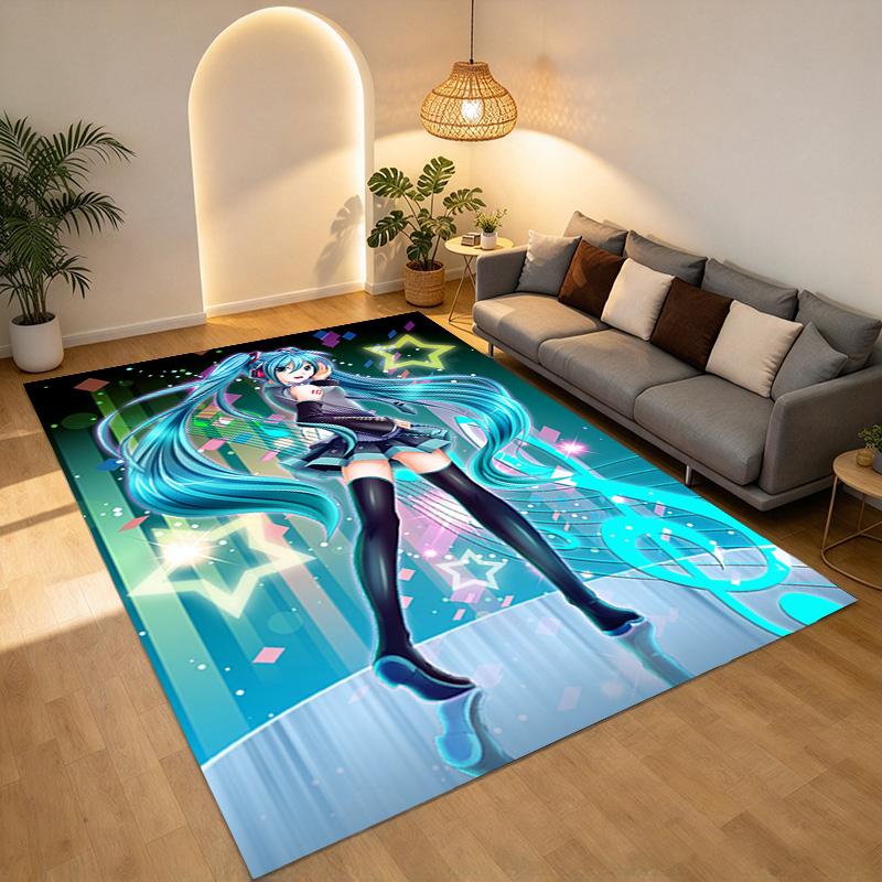 Vocaloid Fantasy Living Room Nonslip Area Rug Soft Carpet For Bedroom Game Playroom Sofa Office Home Decor Doormat Christmas Gift C9301217